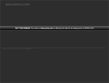 Tablet Screenshot of abccasino.com